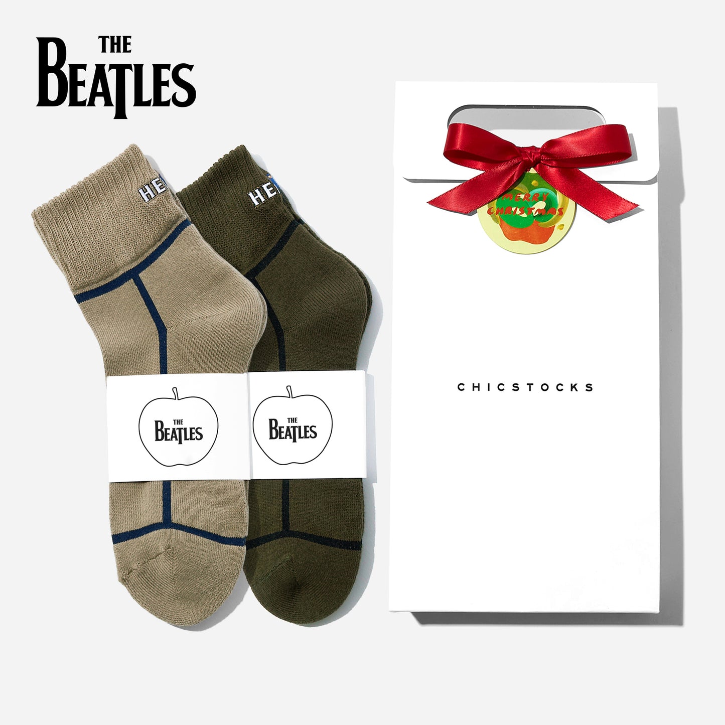 【クリスマス】  THE BEATLES HELP!  2足ギフトセット  全2色