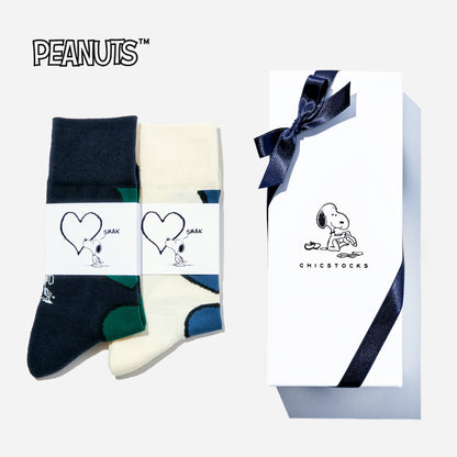 SNOOPY×CHICSTOCKS  2足ギフトボックス   全7種類