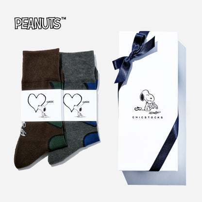 SNOOPY×CHICSTOCKS  2足ギフトボックス   全6種類