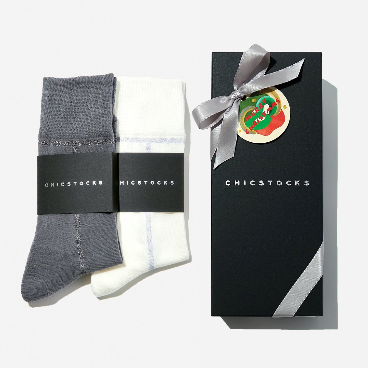 ライン ラメソックス  2足ギフトボックス(手提げ付き)  全3色