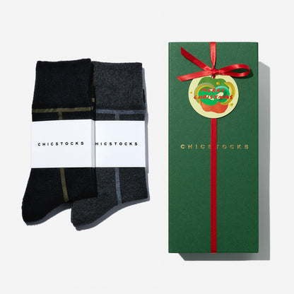 【クリスマス】  2足ギフトセット  全9色