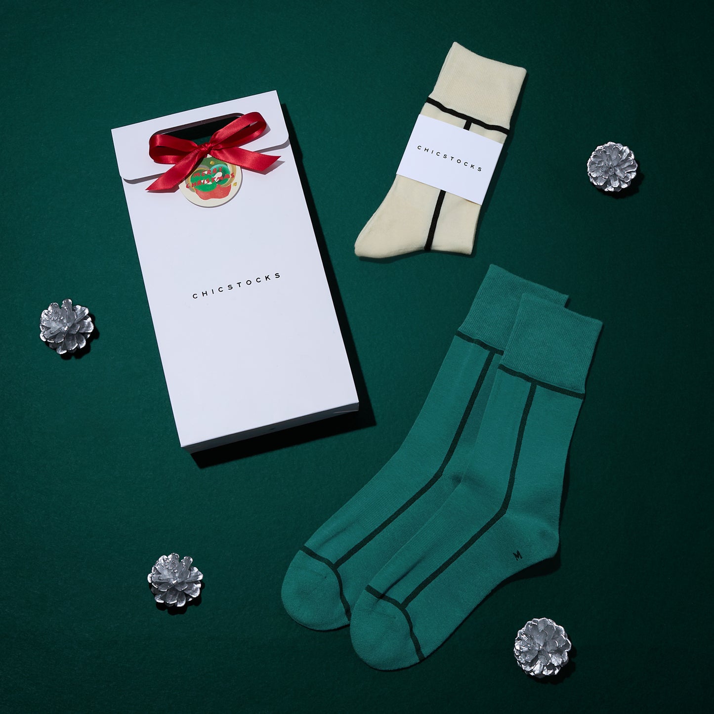 【クリスマス】  2足ギフトセット  全9色