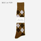 BED j.w. FORD×CHICSTOCKS  アーガイル  グリッターソックス  全5色/22-24cm・26-28cm