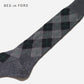 BED j.w. FORD×CHICSTOCKS  アーガイル  グリッターソックス  全6色/22-24cm・26-28cm