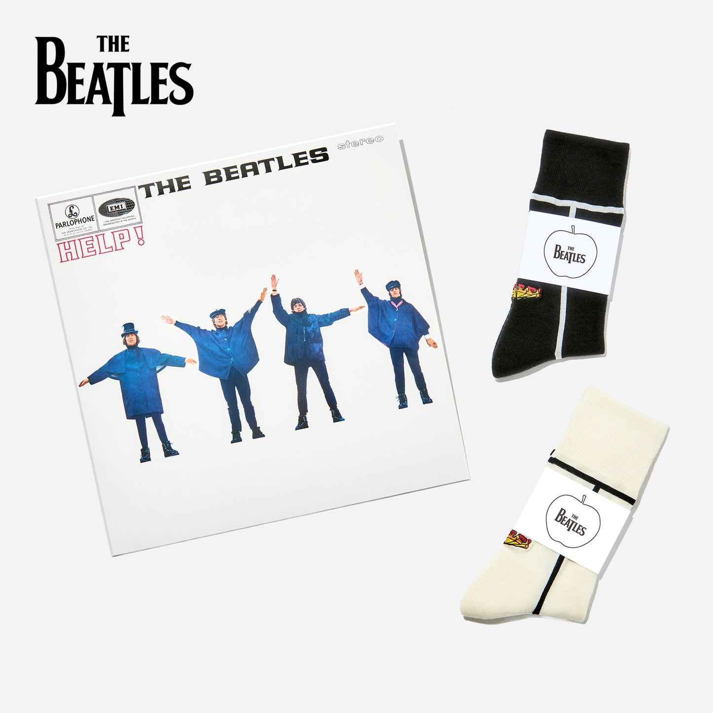 【父の日】  THE BEATLES HELP!  2足ギフトセット  全1色/24-26cm・26-28cm