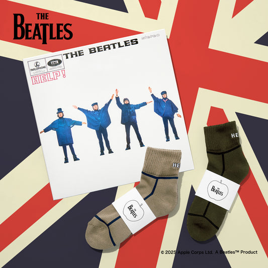 THE BEATLES HELP!  アンクルソックス  全2色