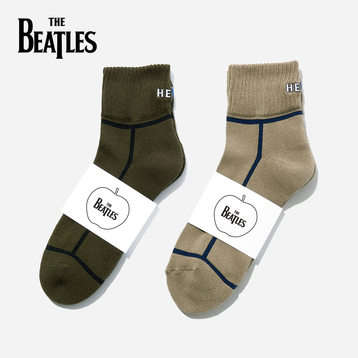 THE BEATLES  HELP! アンクルソックス  全2色