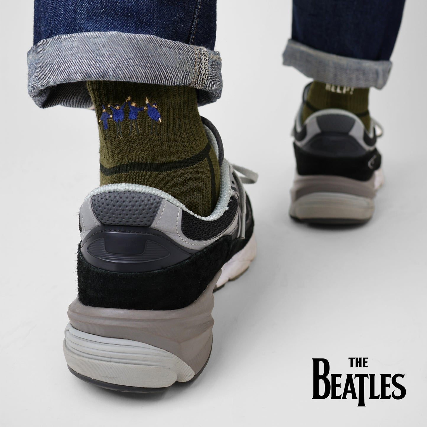 THE BEATLES  HELP! アンクルソックス  全2色