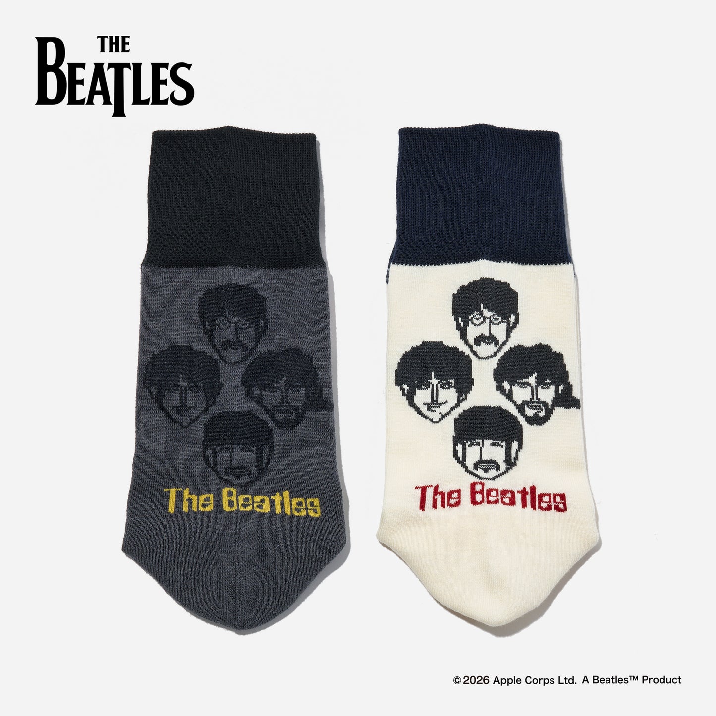 【父の日】  THE BEATLES  2足ギフトセット  全3色/24-26cm・26-28cm