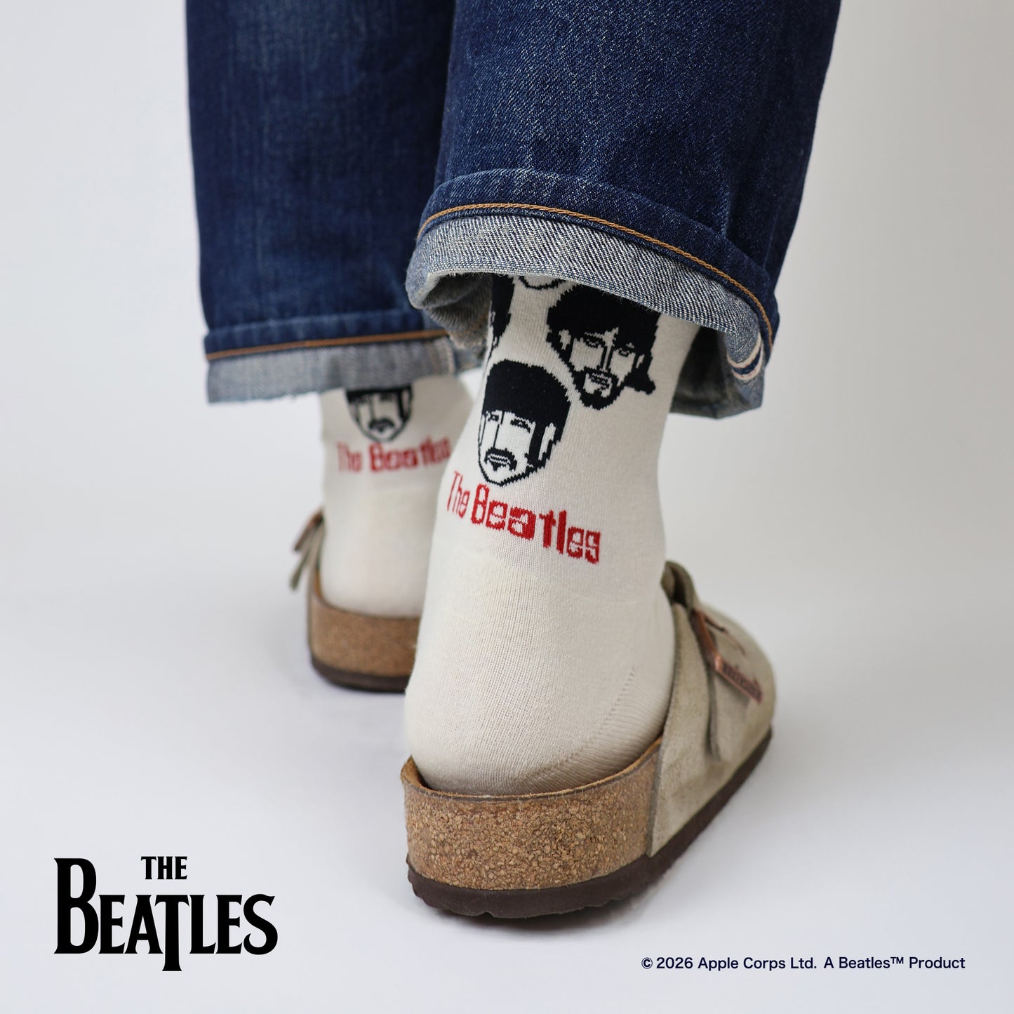 【父の日】  THE BEATLES  2足ギフトセット  全3色/24-26cm・26-28cm