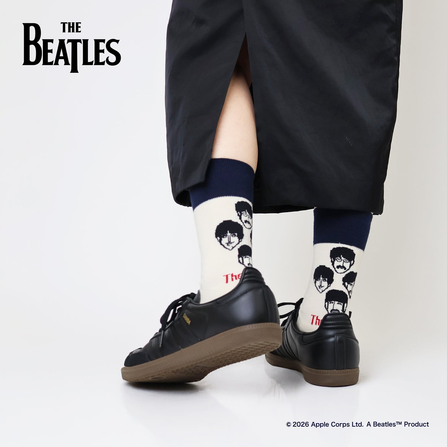 【父の日】  THE BEATLES  2足ギフトセット  全3色/24-26cm・26-28cm