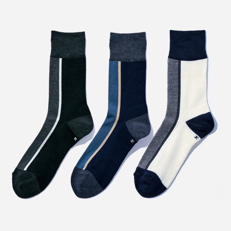 【クリスマス】  3足ギフトボックス(手提げ付き)  全8色