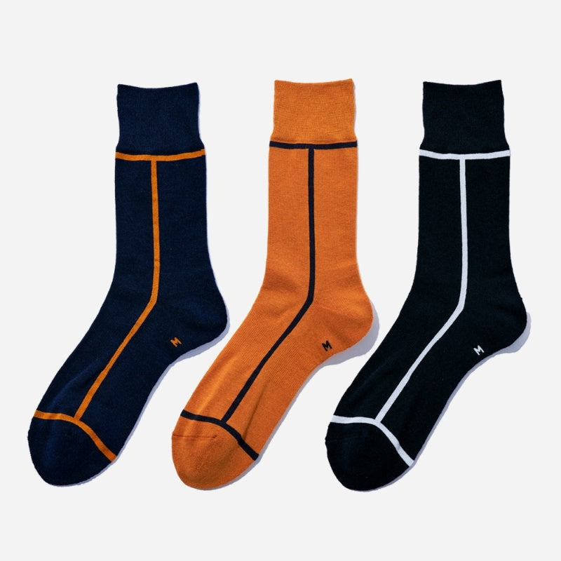 【クリスマス】  3足ギフトボックス(手提げ付き)  全8色