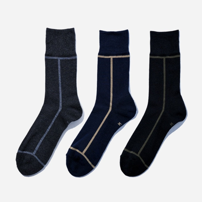 【クリスマス】  3足ギフトボックス(手提げ付き)  全8色