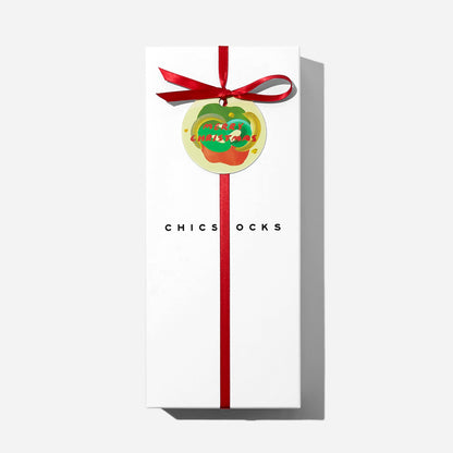 【クリスマス】  ギフトボックス(手提げ付き)   3足まで対応