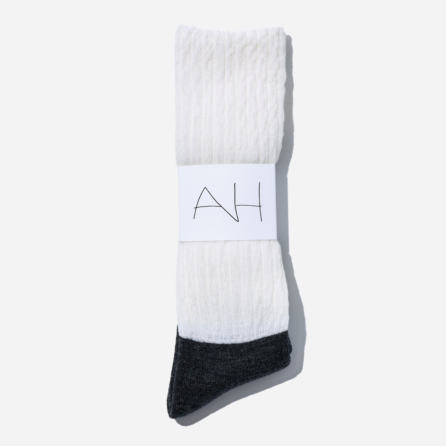 A.H×CHICSTOCKS AH-004  ウールリブソックス  全2色