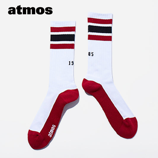 atmos×CHICSTOCKS  1985リブソックス  ホワイト/26-28cm