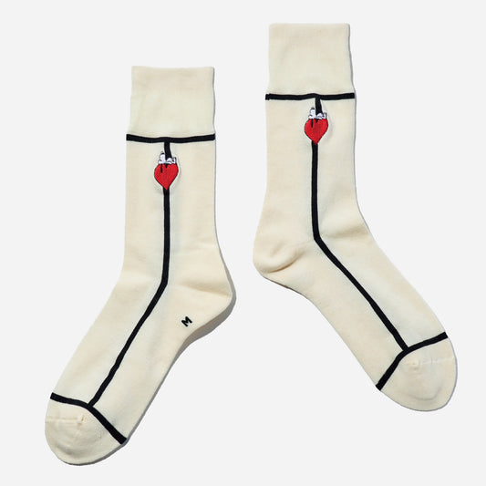 SNOOPY×CHICSTOCKS  ハート  全3色