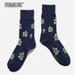 SNOOPY×CHICSTOCKS  フラワー  全3色